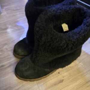 UGG Black Shearling Boots